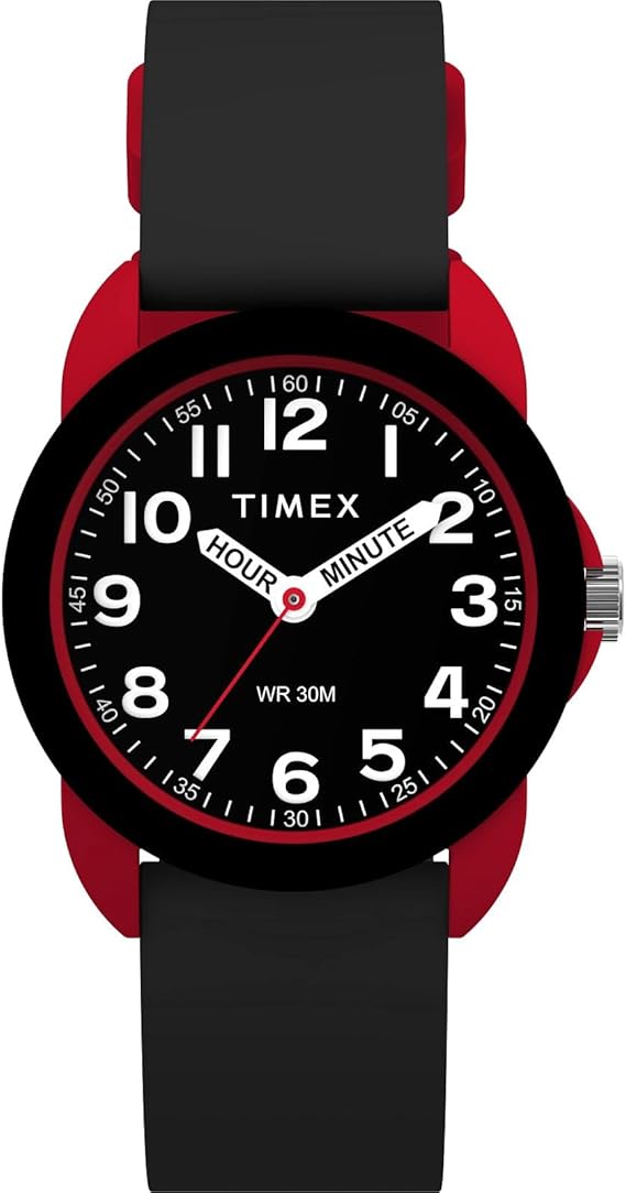 آلات TIMEX TIME 28mm Black Fast Wrap Kids Watch