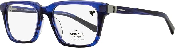 نظارات شينولا فلكسون مستطيلة SH15000 460 Navy Horn مقاس 54 مم