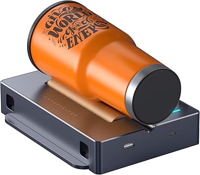أسطوانة كهربائية متعددة الاستخدامات من LaserPecker لـ LP2/LP3/LP4/LP5، وحدة دوارة للنقش الأسطواني لزجاجات الأباريق