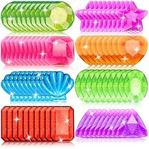 Sumind 100 Pcs Diving Gem Pool Toys Colorful Sinking Diving Gem Underwater Swimming Beach Dive Toys for Pool Beach Pirate Party Games Home Decorations