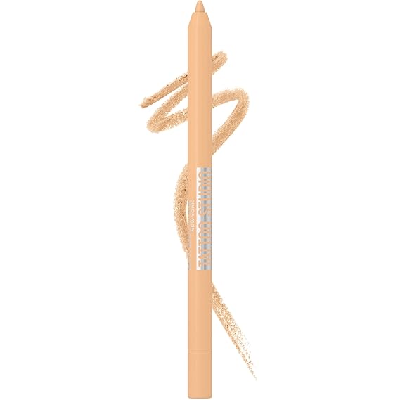 MAYBELLINE Tattoo Studio Sharpenable Gel Pencil Waterproof Eyeliner، Long-Lasting Eyeliner with Smooth Gel Pigments For Up to 36HR Wear، Biscotti Cream، 1 Count