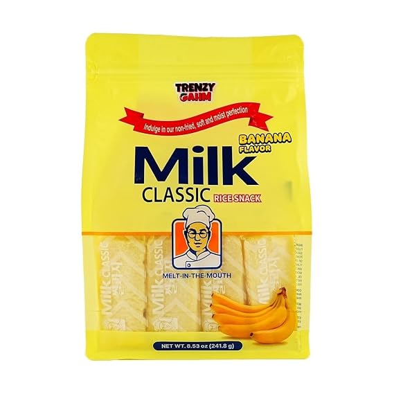 TRENZY GAHM Rice Crackers, Classic Milk Flavor, 8.53 oz (Banana)