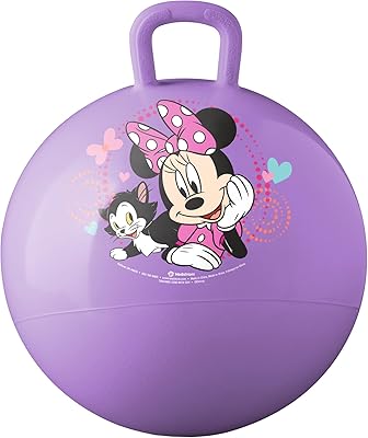 Hedstrom Minnie Mouse Happy Helpers Hopper Ball، Hop Ball for Kids، 15 Inch 55-73301AZ-A