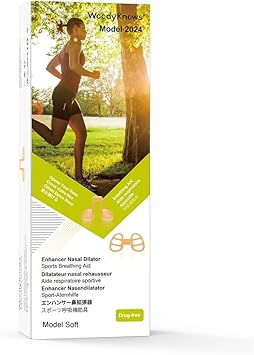 Enhancer Nasal Dilator, Soft and Flexible, Improves Sports Airflow, Nasal Congestion aid Trial XS/S/M/L