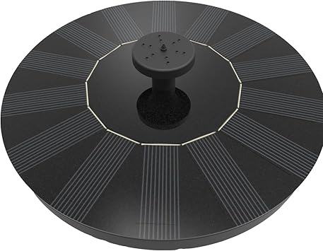 نافورة شمسية ، مضخة نافورة حمام الطيور تعمل بالطاقة الشمسية Solatec 1.4W مضخة المياه لوحة شمسية ، مضخة غاطسة في الهواء الطلق للبركة ، حمام سباحة ، حديقة ، خزان أسماك ، حوض سمك