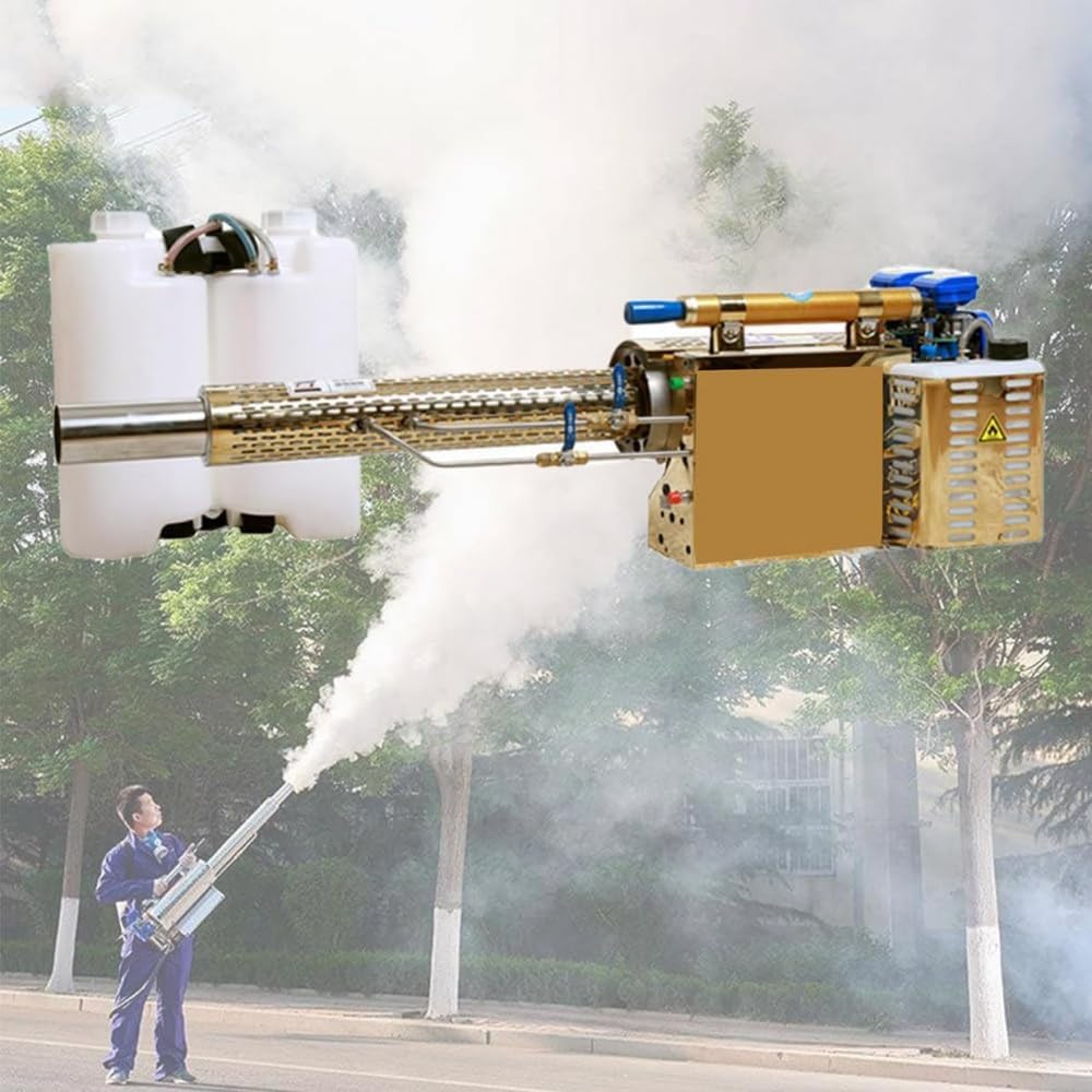 15L Portable Thermal Fogger Machine, Disinfection Fogging Machine ULV Sprayer Nebulizer, Electric Sprayer Aerosol Atomizer for Indoor and Outdoor Agricultural Sprayer