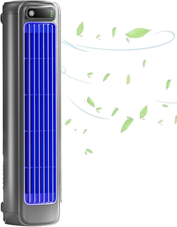 Aire Acondicionado Portatil Para Cuarto, Mini Air Conditioner, Rechargeable Tower Fan, 3 Wind Speeds, No Installation Required