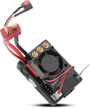 HAIBOXING 1 / 12TH 1 / 16TH مقياس سيارات RC استقبال الجزء ، فرشات RC بدون فرش قطع غيار فرشاة ESC / استقبال مع مروحة تبريد تنطبق على 903A و 16890A (E785)