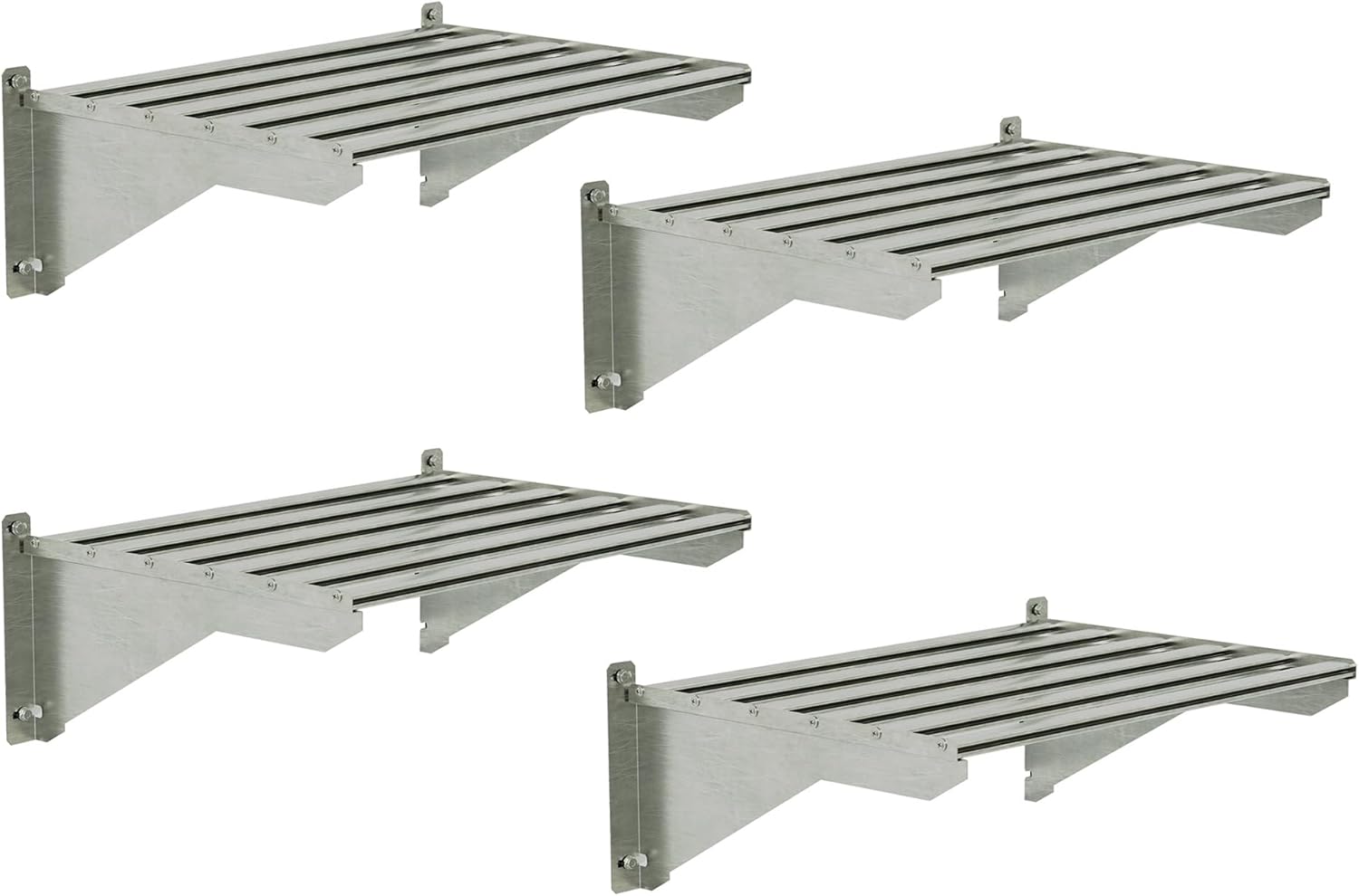 Palram - Canopia Heavy Duty Greenhouse Shelf Bundle 4 piece