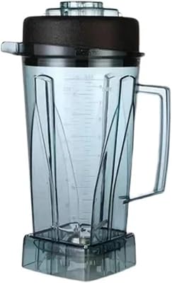 كوب خلاط حاوية الخلط،متوافق مع Omniblend TWK-767 TM-800 767 JTC-767 800، وعاء وعاء حاوية الخلاط، كوب إبريق سفلي مع غطاء شفرات، الجزء العلوي من الجسم