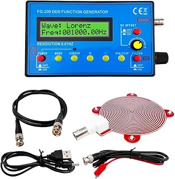 FG200 DDS Function Signal Generator Frequency Counter 0.01Hz - 500KHz Signal Source Module Sine+Square+ Waveform