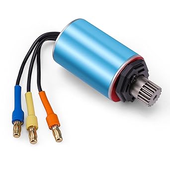 HAIBOXING 1 / 18TH مقياس سيارات RC قطع غيار محرك بدون فرش مع ترس المحرك مع برغي مجموعة تطبيق على 18859A ( M1904 & M1905 )