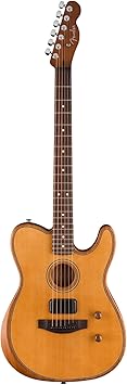 Fender Acoustasonic Standard Telecaster الغيتار الصوتي الكهربائي - للمسنين الطبيعية