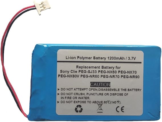 بطارية استبدال 1200mAh 3.7V لسوني كلي PEG-SJ33 ، PEG-TG50 ، PEG-TH55 ، PEG-NX70 ، PEG-NX70V ، PEG-NX80V ، PEG-NR60 ، LIS1241