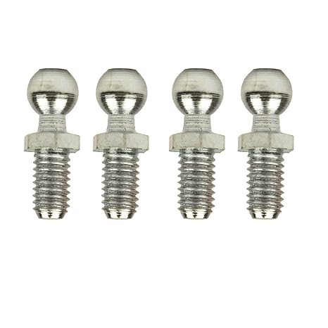 رفع يدعم مستودع الكمية (4) الكرة ترصيع 8 mm، M6 X 1.00 الزنك الموضوع السيارات البحرية الصناعية الصدمات الدعامات