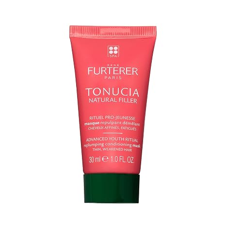 قناع تكييف Rene Furterer TONUCIA Replumping - للشعر الرقيق والضعيف بسبب الشيخوخة - أعد تكثيفه وتنشيطه - خالي من السيليكون