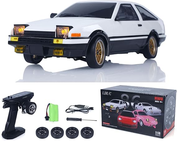 TOUCAN RC HOBBY US متوفر في المخزون 1/18 LdRC Ld1801 RC Drift Car Rwd Racing Vehicles Flip Light Gyroscope