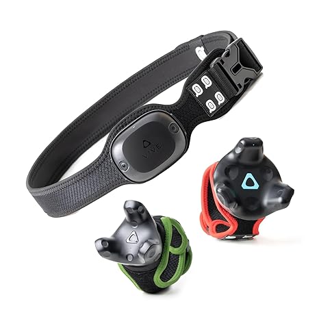أحزمة تتبع QOi لـ Vive Tracker 3.0 و2.0 وTundra Tracker وVive UltimateTracker تعمل على تمكين تتبع الجسم بالكامل في دردشة الواقع الافتراضي وتطبيقات FBT الأخرى (يتم بيع Tracker بشكل منفصل) 1XBelt 2XShort Band باللونين الأخضر والأحمر