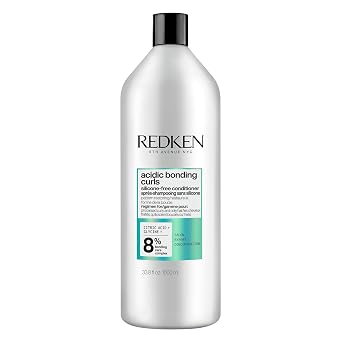 مكيف تجعيد الشعر REDKEN الحمضي للشعر المجعد - تقوية وإصلاح التجعيدات التالفة، بزيت الأفوكادو وزبدة الشيا، خالي من السيليكون