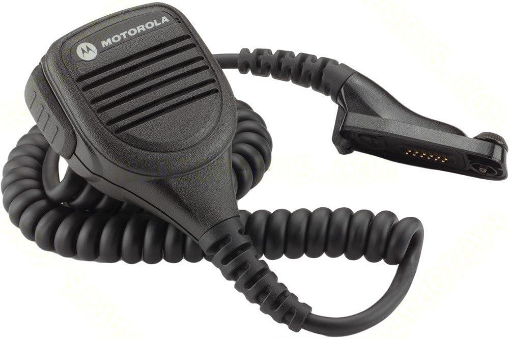 ميكروفون موتورولا PMMN4062A مكبر الصوت عن بعد مع Impres Audio (Black)