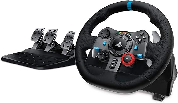 عجلة قيادة Logitech G29 Driving Force Racing (PS4 وPS3 والكمبيوتر الشخصي) (مجددة)