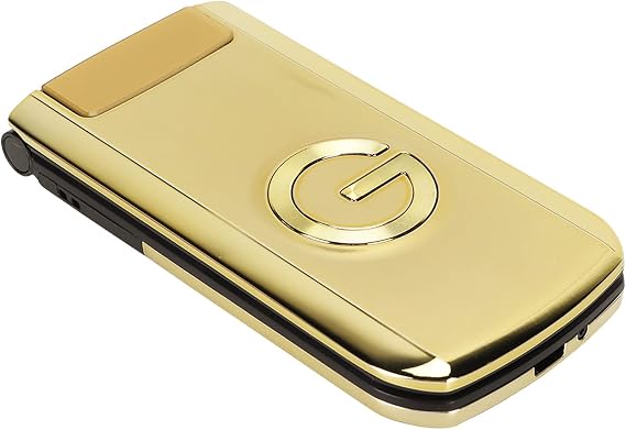 الهاتف الخليوي GOWENIC لكبار السن ، الوجه كبار السن الهاتف Big Font Big Screen Phone الهاتف الخلوي مع بطاقة الاستعداد المزدوجة الطويلة للغاية G9000 Gold US