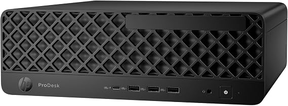 كمبيوتر سطح المكتب HP ProDesk 4 G1i - Intel Core Ultra 5 الجيل الخامس عشر 235 - تقنية vPro - 16 جيجابايت - 256 جيجابايت SSD - عامل شكل صغير - جاك أسود - شراء ذكي - شريحة Intel Q870 - Windows 11 Pro 64 بت - Inte