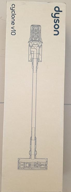 مكنسة Dyson V10 Allergy Cordless Stick: 14 إعصارًا ، طاقة خالية من التلاشي ، ترشيح كامل للآلة ، تفريغ بن صحي ، مثبت على الحائط ، حتى 60 دقيقة من وقت التشغيل