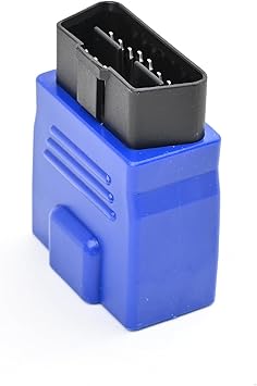 حجم صغير OBD2 OBDII كامل 16 دبوس ذكر إلى أنثى محول التشخيص موسع منفذ OBD محول موصل لإصلاح السيارات أو مؤسسة اختبار الأزرق