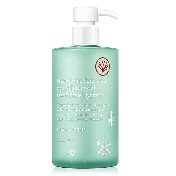 Ha Hyaluronic Acid Body Serum,Body Hydrator Hyaluronic Acid Body Serum,Acido Hialuronico Bodys Serums,Lightweight Fast-Absorbing Body Care For Deep Hydration & Silky,Non-Greasy Skin(300ML)