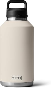 زجاجة YETI Rambler سعة 64 أونصة، معزولة بالفراغ، مانعة للتسرب، من الفولاذ المقاوم للصدأ مع غطاء Chug، كيب تاوب