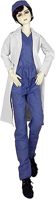 Proudoll Customized 13 BJD Doll Doctor Physician Outfit 60cm 24Inches Ball Jointed SD Dolls Joints Move PVC DIY Doll White Skin Handmade Makeup