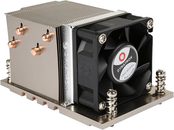 Dynatron A26 2U Active Aluminium Heatsink مع Heatpipe مضمن لمقبس AMD EPYC SP3