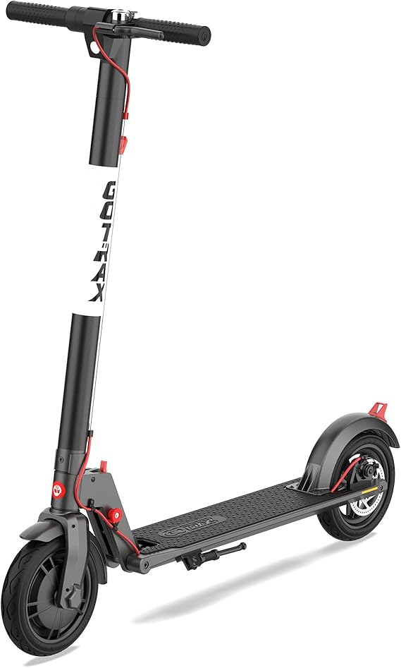 سكوتر كهربائي Gotrax GXL V2 للبالغين، إطار صلب مقاس 8.5 بوصة، أقصى سرعة 12 ميلاً و15.5 ميلاً في الساعة، مدعوم بمحرك 250 واط، سكوتر E قابل للطي للتنقل للبالغين