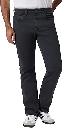Mavi Men's Matt Mid Rise Straight Leg Pants, Anthracite Casual Twill, 32x30
