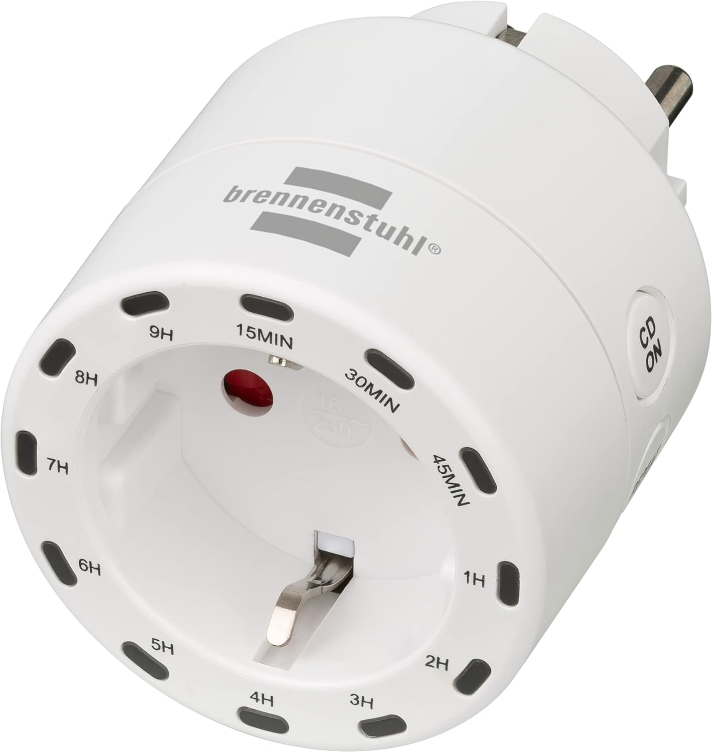Brennenstuhl 12 Proglam LED Light Timed Socket For Indoor Use