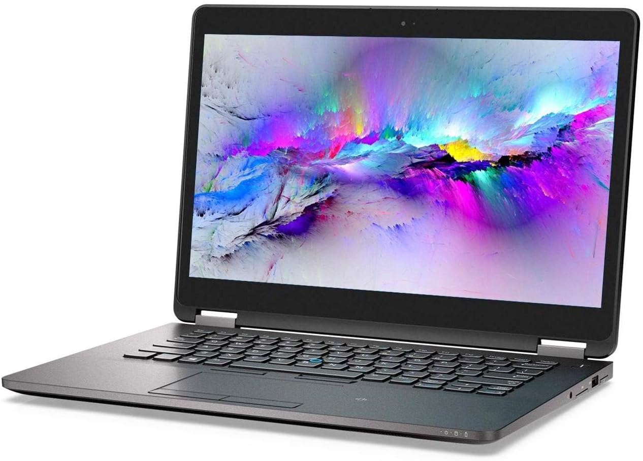 Dell Latitude E7470 14in Laptop، Core i5-6300U 2.4GHz، 8GB Ram، 256GB SSD، Windows 10 Pro 64bit Renewed