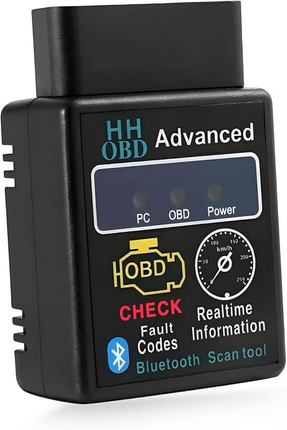 Bluetooth OBD2 Scanner for Car, Professional OBDII Vehicle Diagnostic Tester with Exclusive App, Wireless OBD2 Auto Engine Fault Code Reader Scan Tool for Phone PC