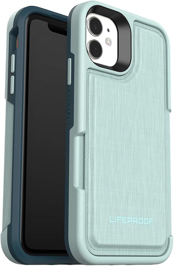 LifeProof FLIP SERIES حافظة للآيفون 11 - WATER LILY (SURF SPRAY / DARK JADE)