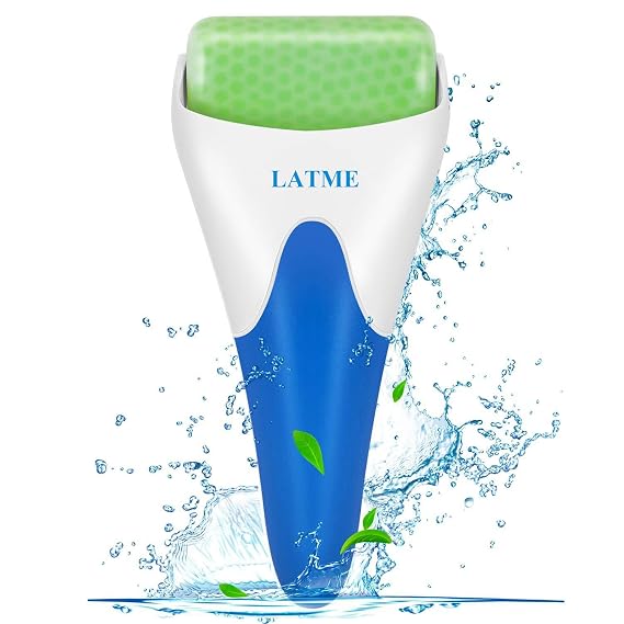 LATME Ice Roller لعيون الوجه ، هدايا النساء ، مدلك الوجه ، منتفخ الألم الصداع النصفي والإصابة البسيطة ( الأخضر )   