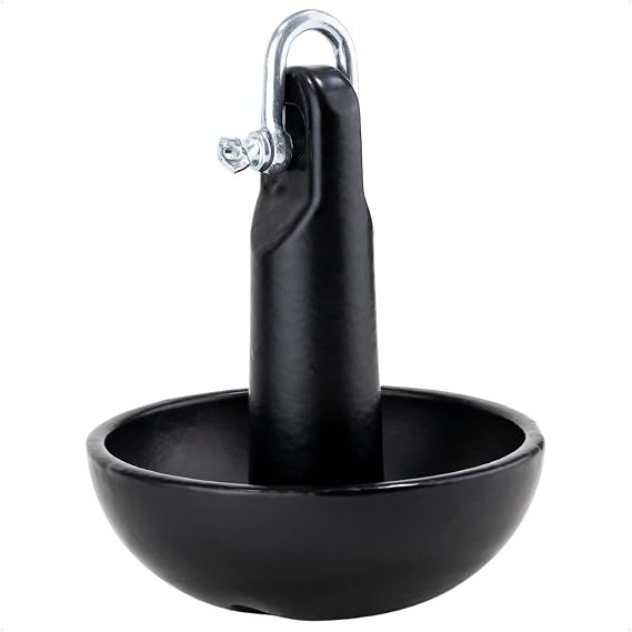 Five Oceans Mushroom Boat Anchor & Boat Anchor Kit, Black PVC Vinyl Coated, Multiple Sizes for Paddle Board, Small Boat, Jet Ski, Canoe, Kayak Anchor