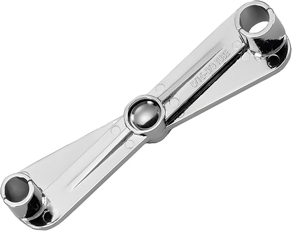 Scissor Fuel Line Disconnect Tool, 3/8 & 5/16 Inch Fuel Filter Remover Fittings for Quick Disconnection, Multifunctional 2-in-1 Disconnect Removal Tool for Heater A/C Line Service