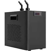 160L/47.27Gal Aquarium Chiller, 270W 110V Fish Tank Water Cooler with Quiet Design Compressor & Temp Probe, Digital Display for Coral/Shrimp/Axolotl Tanks, Home Aquaculture Hydroponics System