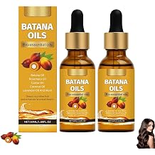Batana Oil For hair, Raw Batana Oil, Liquid Hair Oil Prevents Dry Hair & Hair for All Hair Types Men and Women 1.69Floz/Pcs 2PCS