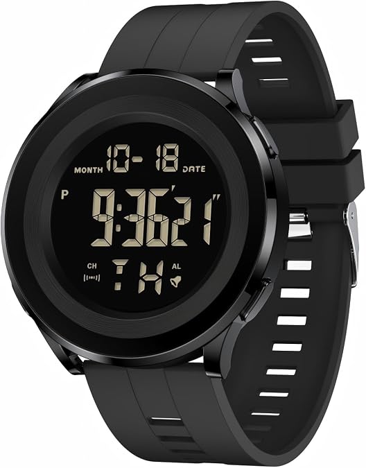 Black Gold Silver Waterproof Work Luxury Dress Tactical Dive Military Digital Man Watches for Men Sports Nice Classic Mens Watches Diver Day Date Running Cool Large Face