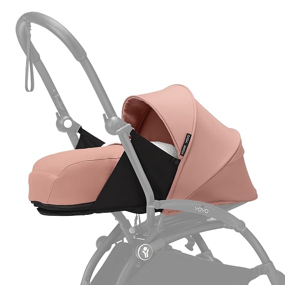 Stokke YOYO 0+ حزمة حديثي الولادة، الزنجبيل - يشمل فراش، مظلة قابلة للتمديد & تسخير خمس نقاط - يتطلب YOYO3 الإطار (تباع بشكل منفصل)