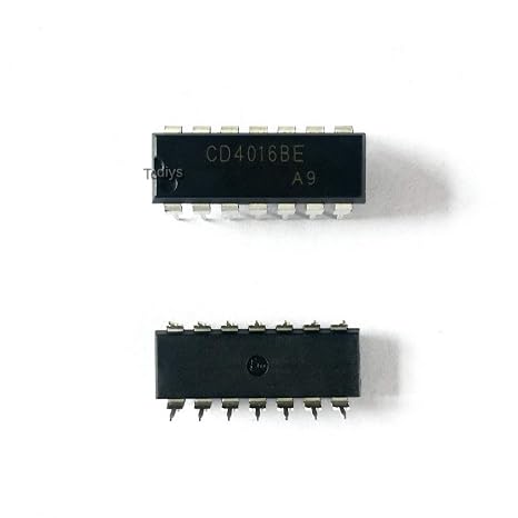 15Pcs CD4016BE DIP-14 CMOS Quad Bilateral Switch IC Chip CD4016 | Substitute for HCF4016BE HEF4016BP TC4016BP