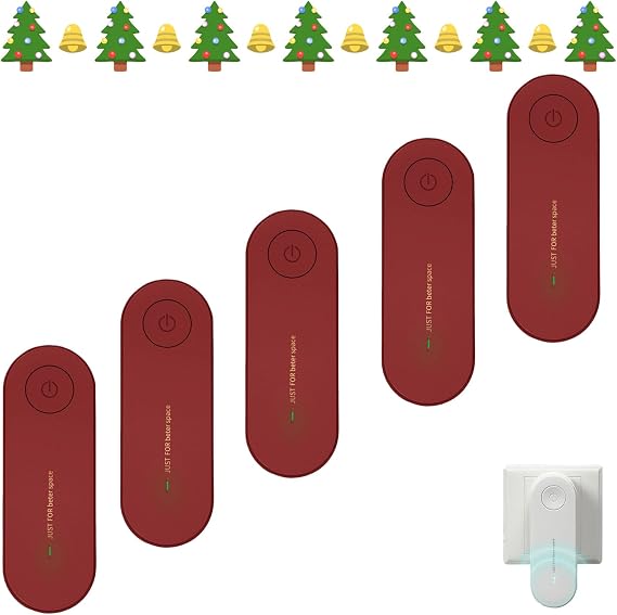 Air Purifier For Mold,2026 New Mag Air Remover Plug In Quiet Purifier, For Bedrooms, Toilets, Closets, Pet Room, Office (Red)