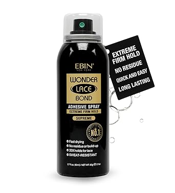 Wonder Lace Bond Adhesive - Supreme ( Extreme Firm Hold )، 2.7 fl. أوقية / 80 مل | تجفيف سريع ، بدون بقايا ، لا بناء ، تعليق قوي ، تعليق طوال اليوم ، تطبيق شعر مستعار يومي   