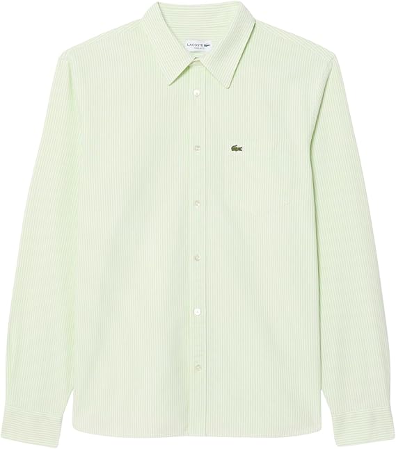 Lacoste Men's Regular Fit Striped Oxford Shirt